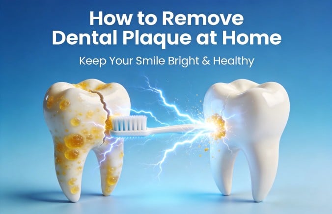 How to Remove Dental Plaque at Home