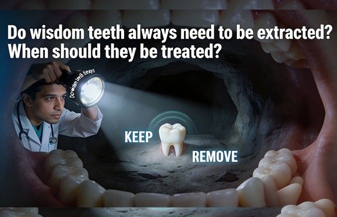 Do wisdom teeth always need to be extracted? When should they be treated?