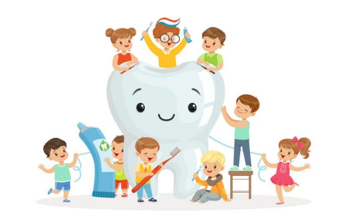 How should children protect their dental health?