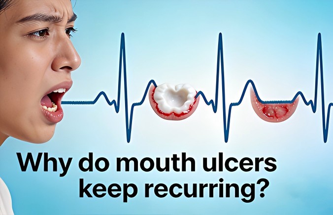 Why do mouth ulcers keep recurring?