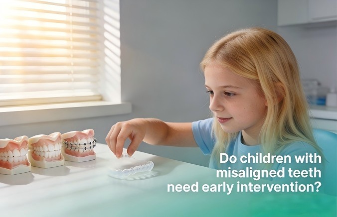 Do children with misaligned teeth need early intervention?