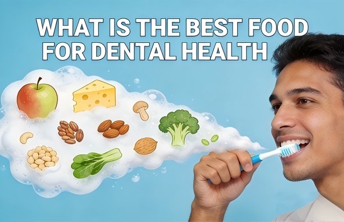 What is the best food for dental health？