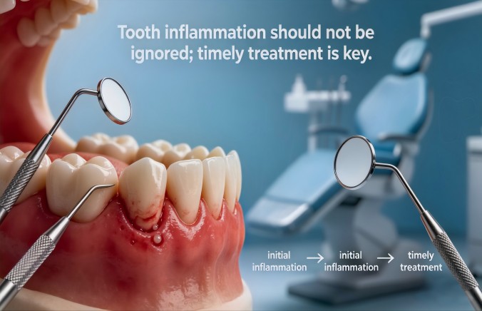 Tooth inflammation should not be ignored; timely treatment is key.