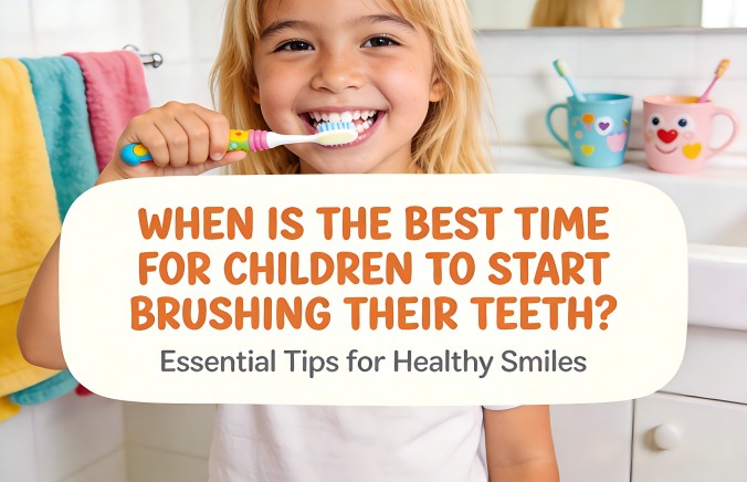 When is the "Best Time" to Start Brushing Your Child's Teeth? Don't Wait Until All Teeth Grow!